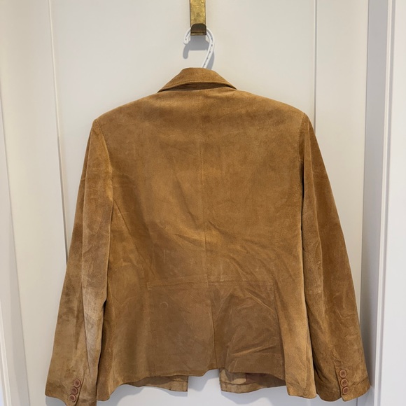 JohnPaulRichard Camel Leather Blazer - Picture 6 of 6